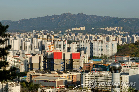 서울 아파트 전경<연합뉴스>
